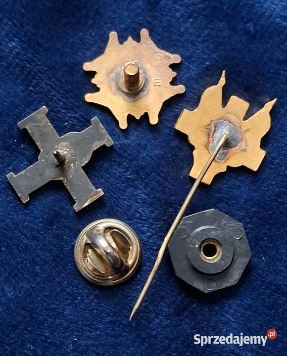 3 x odznaki weteranie Wojska Polskiego komplet Wejherowo