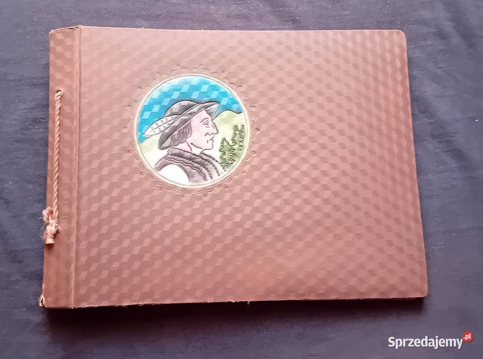 Zabytkowy album na zdjęcia z wizerunkiem górala Koźminek sprzedam