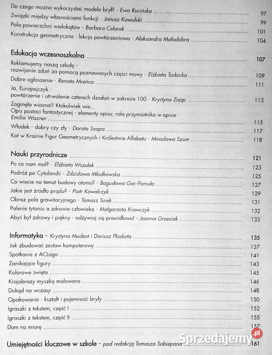 Materiały edukacyjne programu Kreator Tomasz