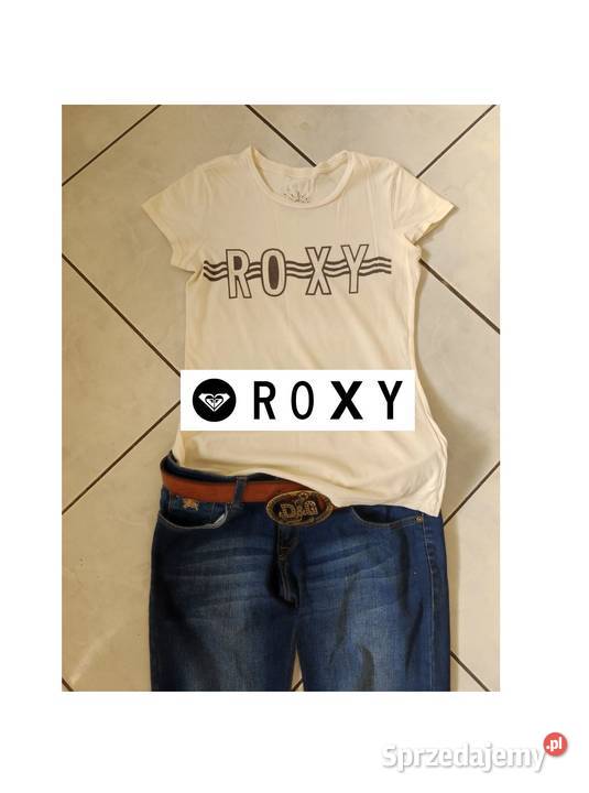 Roxy koszulka top bluzka bawełniana top tshirt