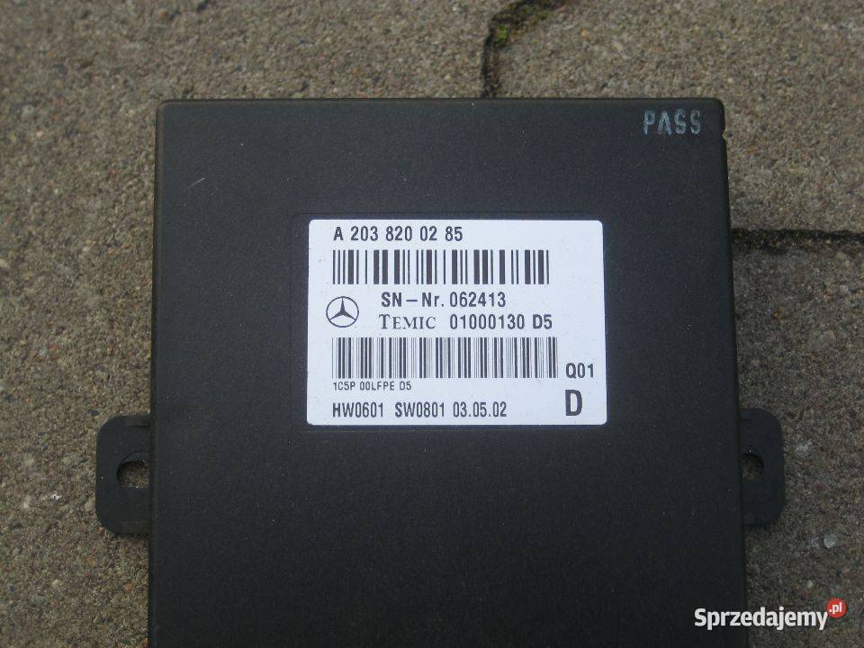 mercedes w220 220 s klasa 9802r moduł sterownik osobowe Rakoniewice