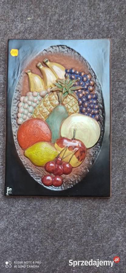 Kafel ceramiczny Z owocami
Sygnowany Jie Gdańsk sprzedam