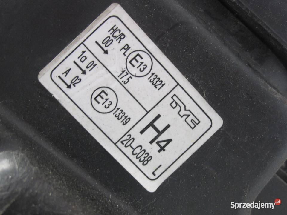 VW POLO V 11r lampa lewa przód W2217126 ANGLIK osobowe