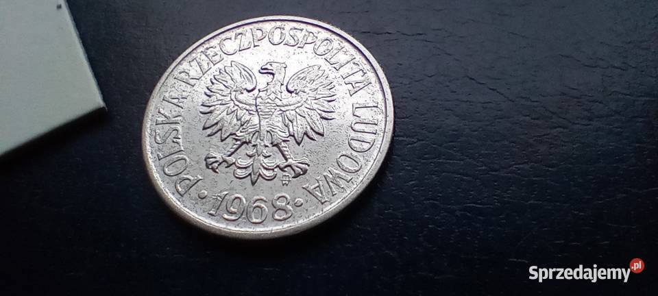 Stare monety 50 groszy 1968 PRL Polska piękna Lesko
