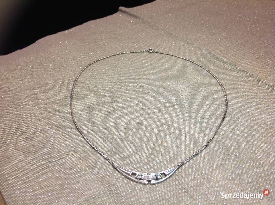 Srebry Naszyjnik Choker Srebro próba 925 Biżuteria Nowa Sól sprzedam