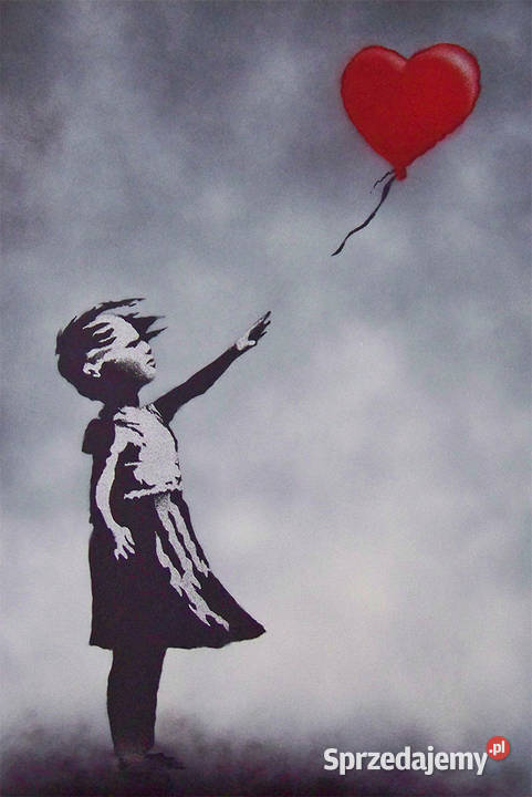 BANKSY Obraz ręcznie grawerowany na blasze Sandomierz sprzedam