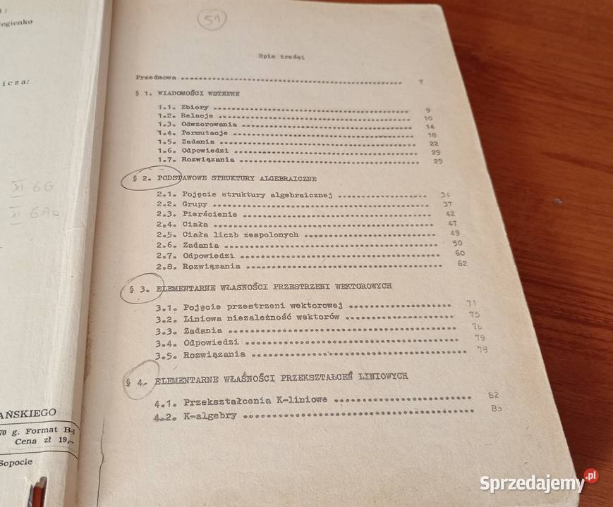 Przykłady i zadania z algebry liniowej H Gdańsk