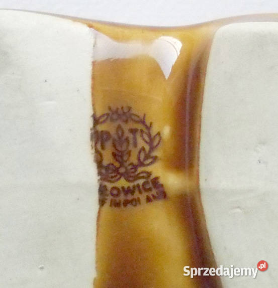 prl figurka buta ceramiczny but prl Tułowice brązowy Szczecin
