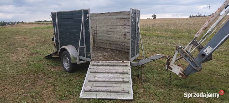 Przyczepka do przewozu zwierząt Jabłonowo Pomorskie sprzedam