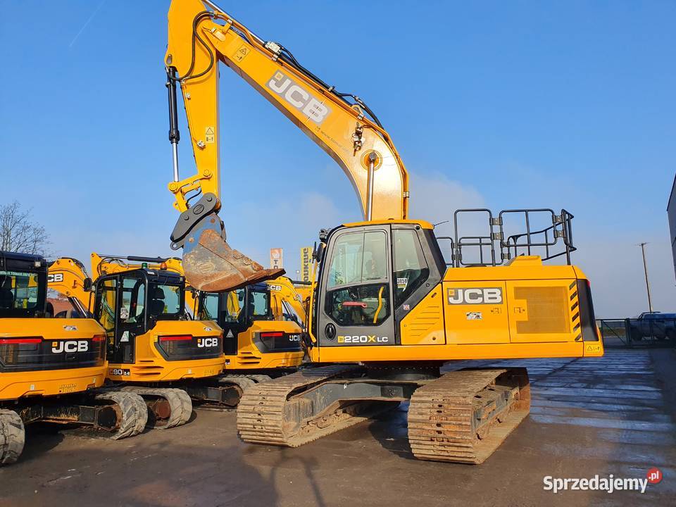 KOPARKA GĄSIENICOWA JCB 220X 24 TONY CAT VOLVO Krotoszyn