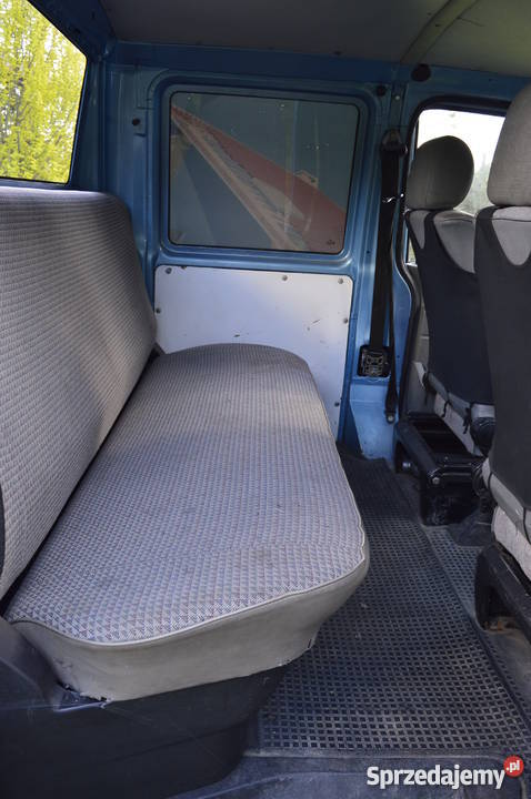 Volkswagen T4 Transporter Doka 24 D 6osób 215m niebieski Samochody dostawcze Wręczyca Wielka