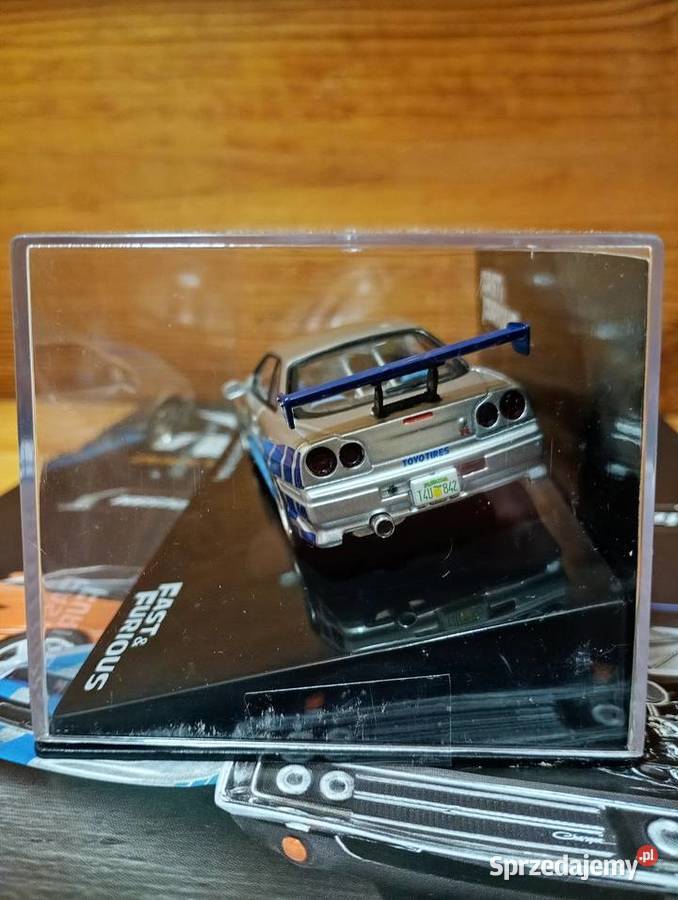 NISSAN SKYLINE GTR R34 Brian szybcy deagostini Modelarstwo