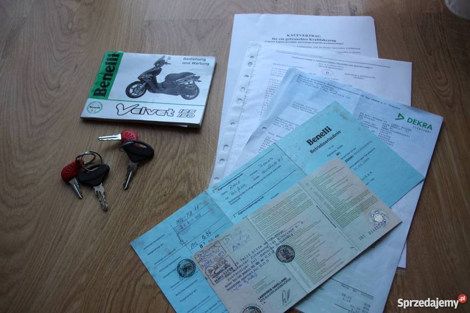 Skuter Benelli Velvet 125 silnik Yamaha DS5 KatB 18000km zachodniopomorskie