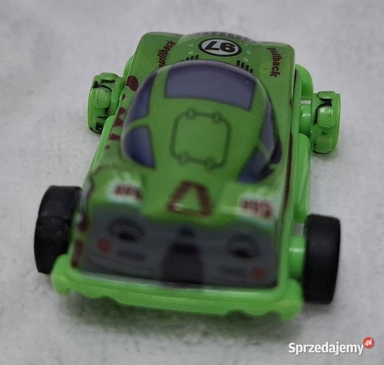Autko wyścigówka zielona samochodzik z napędem Czeladź