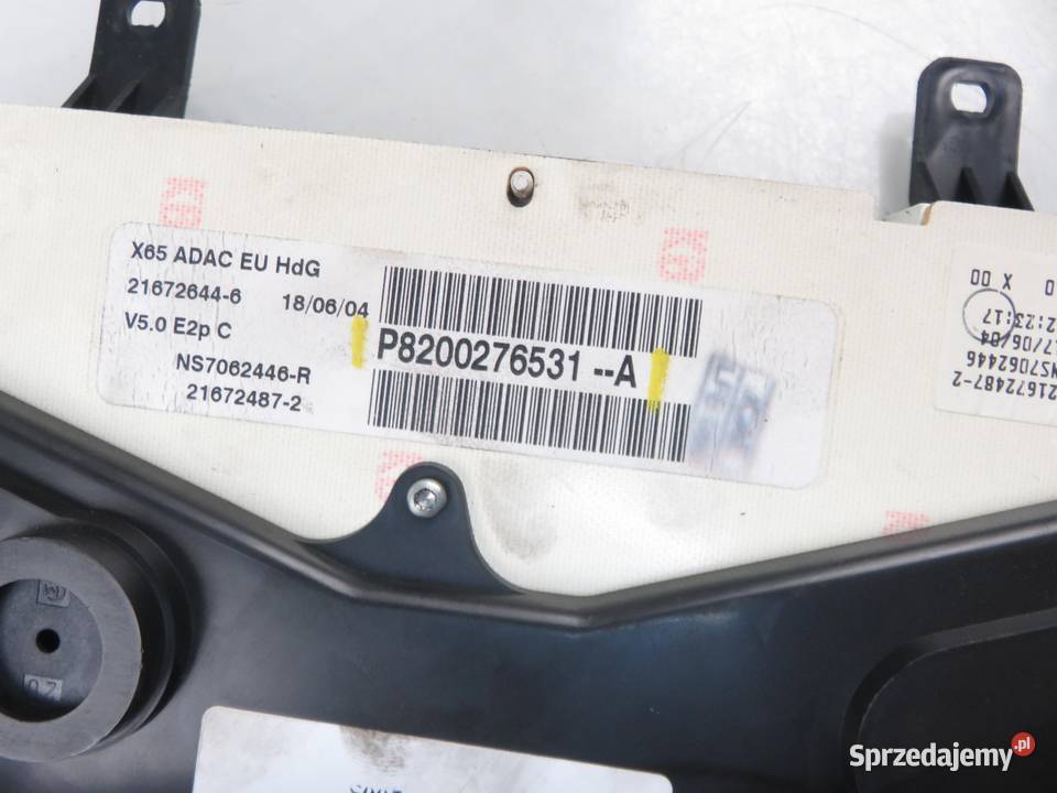 LICZNIK RENAULT CLIO II 14 16V 8200276531A