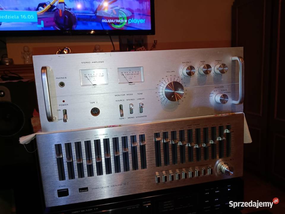 Klasyk Vintage korektor Graficzny Sansui SE7 Wzmacniacze i pokrewne podkarpackie Mielec