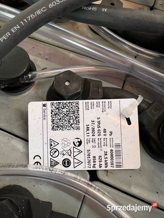 Bateria trakcyjna 48V 625Ah Linde E16 E18 Still