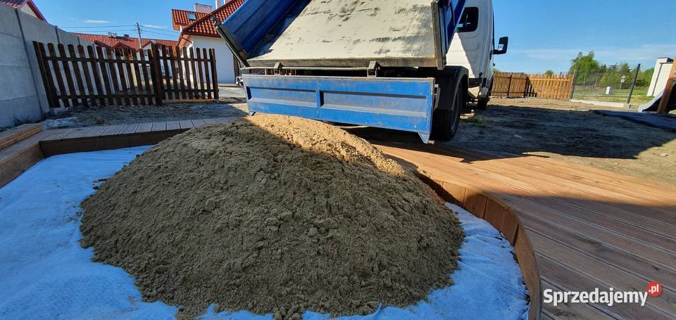 Piasek do piaskownicy Kraków piasek z atestem małopolskie sprzedam