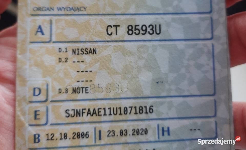 Zadbany Nissan Note 14 ben Toruń