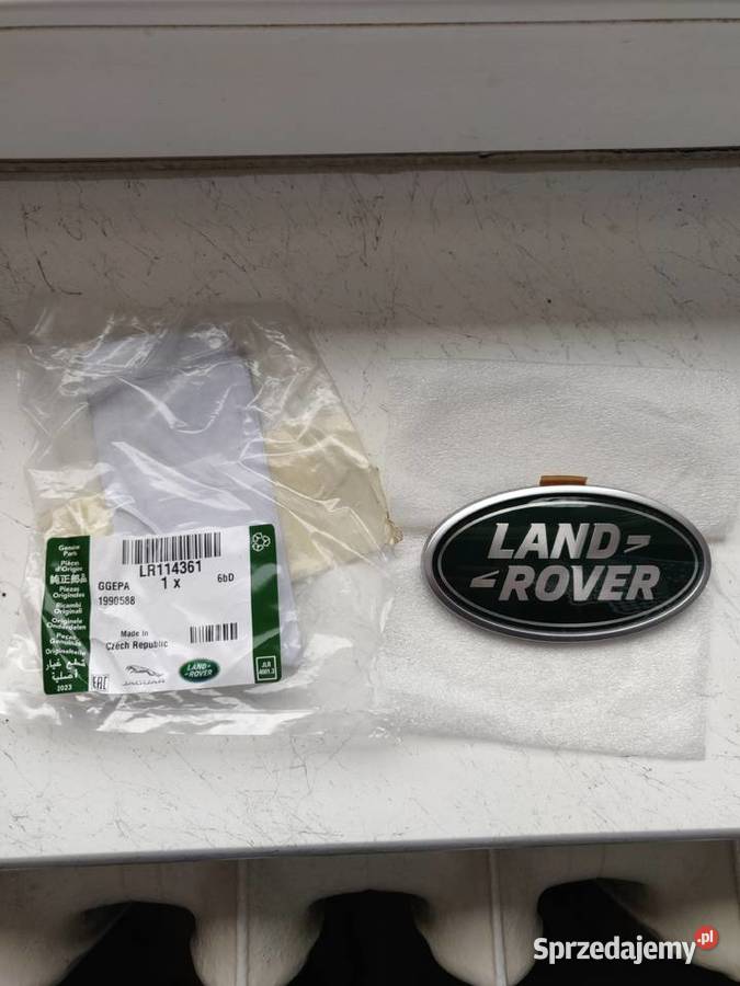 Emblemat Znaczek Land Rover NOWY ORYGINAŁ osobowe Zagórowa