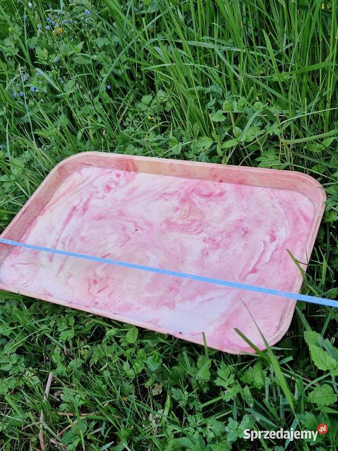 Stara dekoracyjna taca z prlu Dąbrowa Górnicza