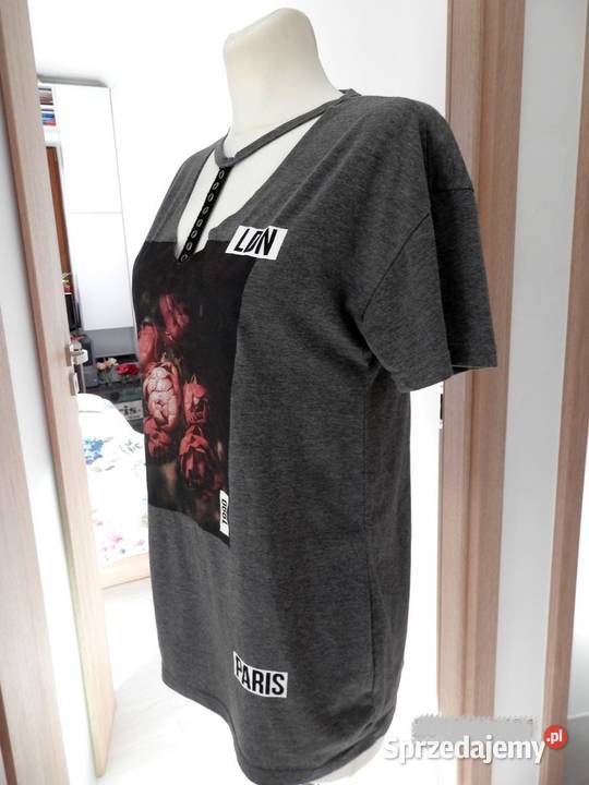 Bluzka Atmosphere Tshirt Koszulka Napisy Rockowa Bluzki i koszule Łomża sprzedam