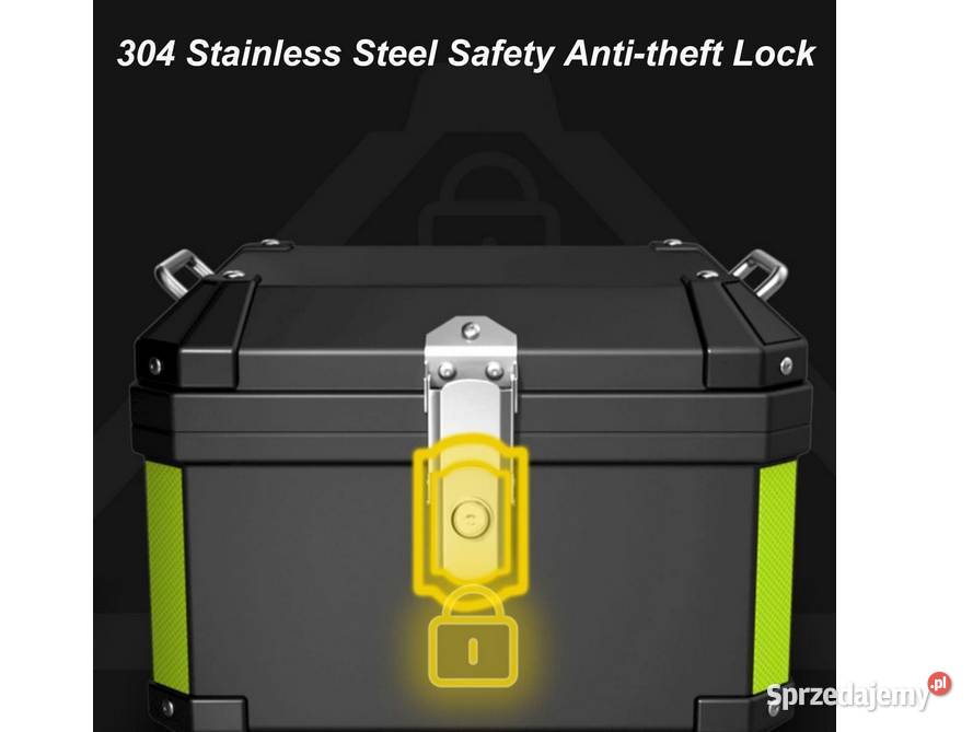 KUFER BAGAŻOWY CENTRALNY CZARNY 36 L Z PŁYTĄ Kufry śląskie Sosnowiec