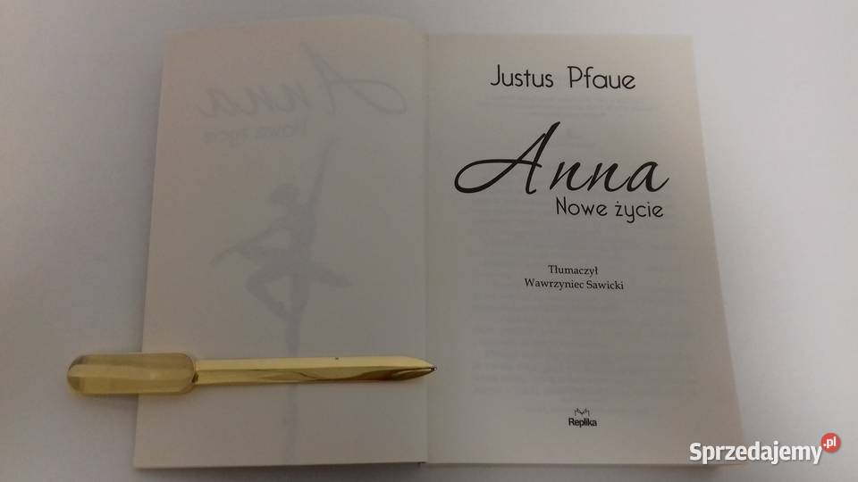 Książka Anna nowe życie J Pfaue do sprzedania literatura piękna - proza zagraniczna