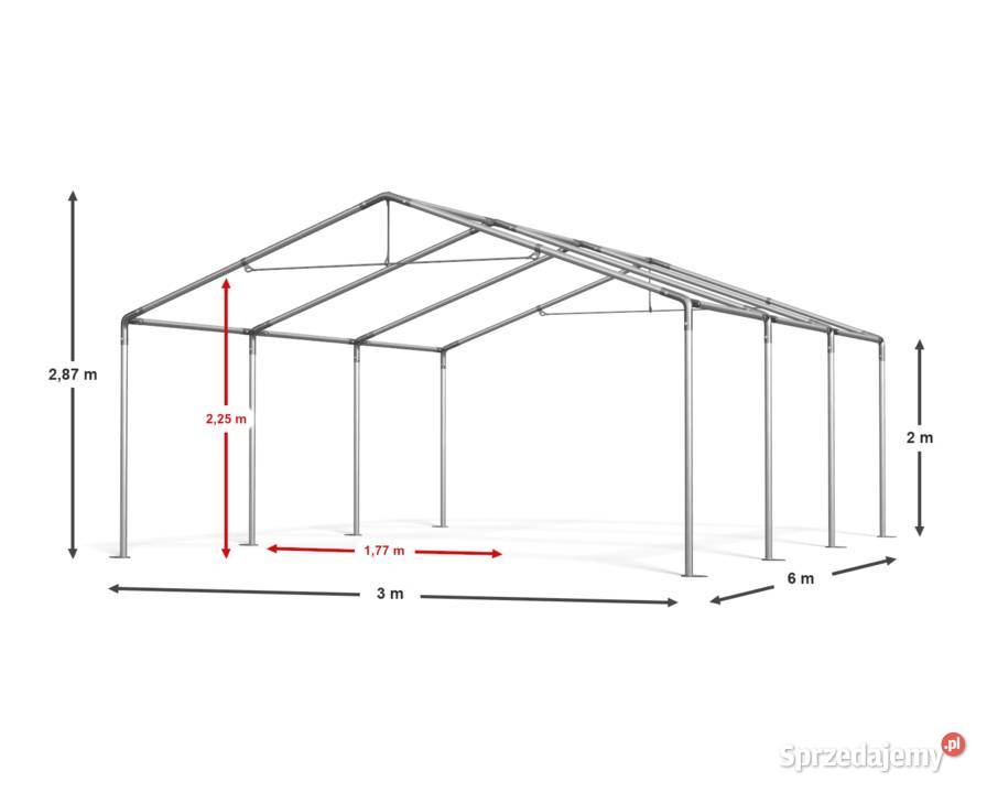3x4x2m Namiot imprezowy ogrodowy pawilon altana