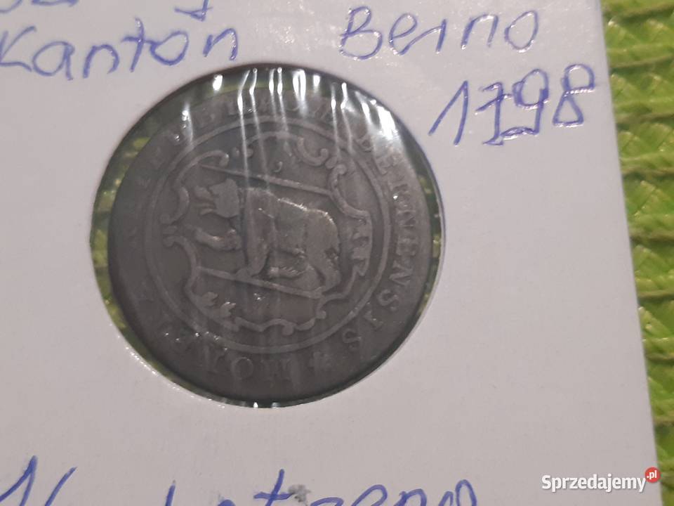 moneta srebrna Szwajcarii z 1798r Łomża
