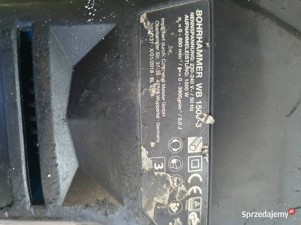 MŁOT UDAROWY BOHRHAMMER 15003 1500W Dobre Miasto
