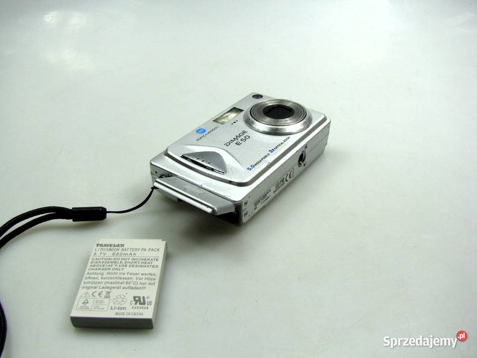 KONICA MINOLTA DIMAGE E50 5MPIX APARAT CYFROWY Brody sprzedam