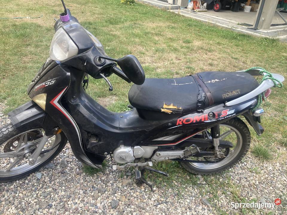 Motorower uszkodzony Romet dolnośląskie Niedźwiedź