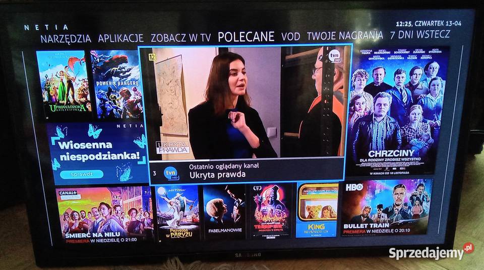 Tvmonitor LED 32 cale Full HD Samsung z DVBT 32cale Warszawa sprzedam