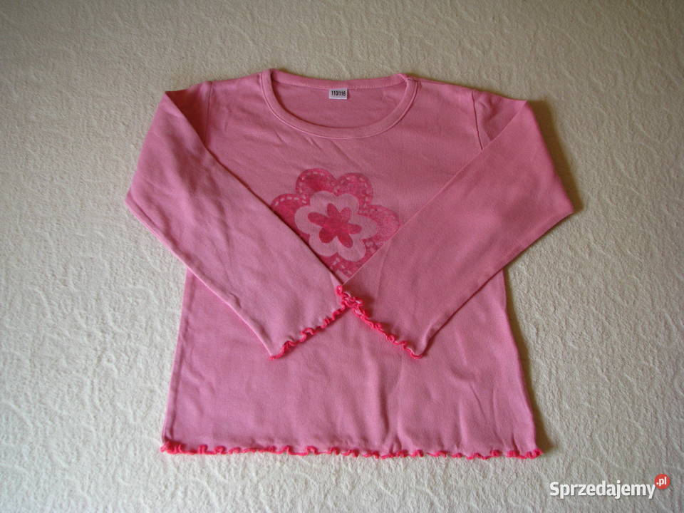 Bawełniana bluzeczka dziecięca z długim rękawem Brzegi sprzedam