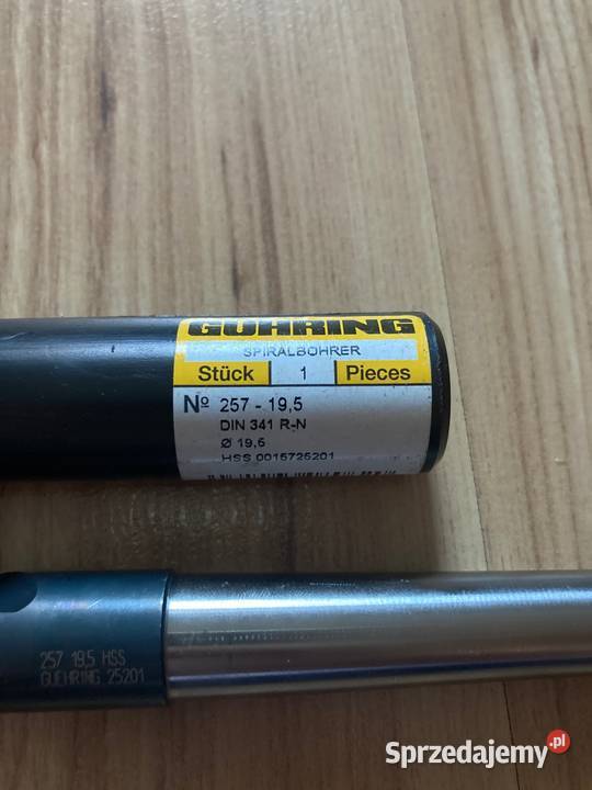 Wiertło do metalu HSS GUHRING 245 fi 195 FV Czarnożyły