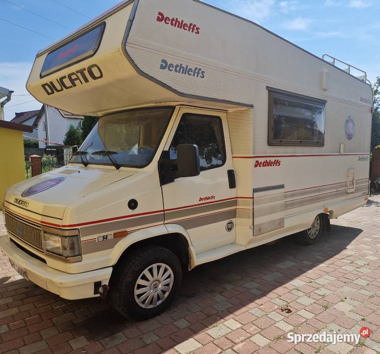 Klasyczny Kamper Fiat Ducato Gotowy do drogi 100 Opalenie