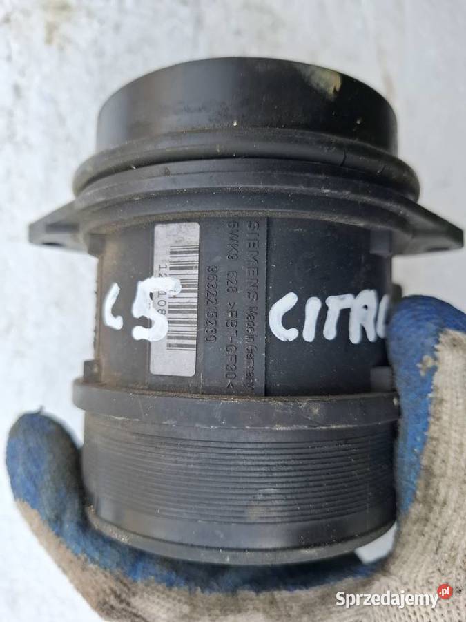 Przepływomierz Powietrza Citroen C5 20HDI Pozostałe Wisznice