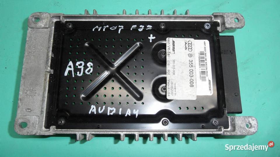 AUDI A4 B7 III 07r wzmacniacz radia 355003008
