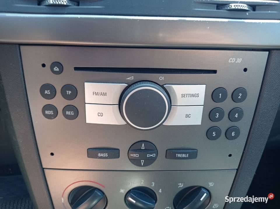 Radio Opel Meriva A 16 2009 r Rok produkcji 2009 Sprzęt audio fabryczny