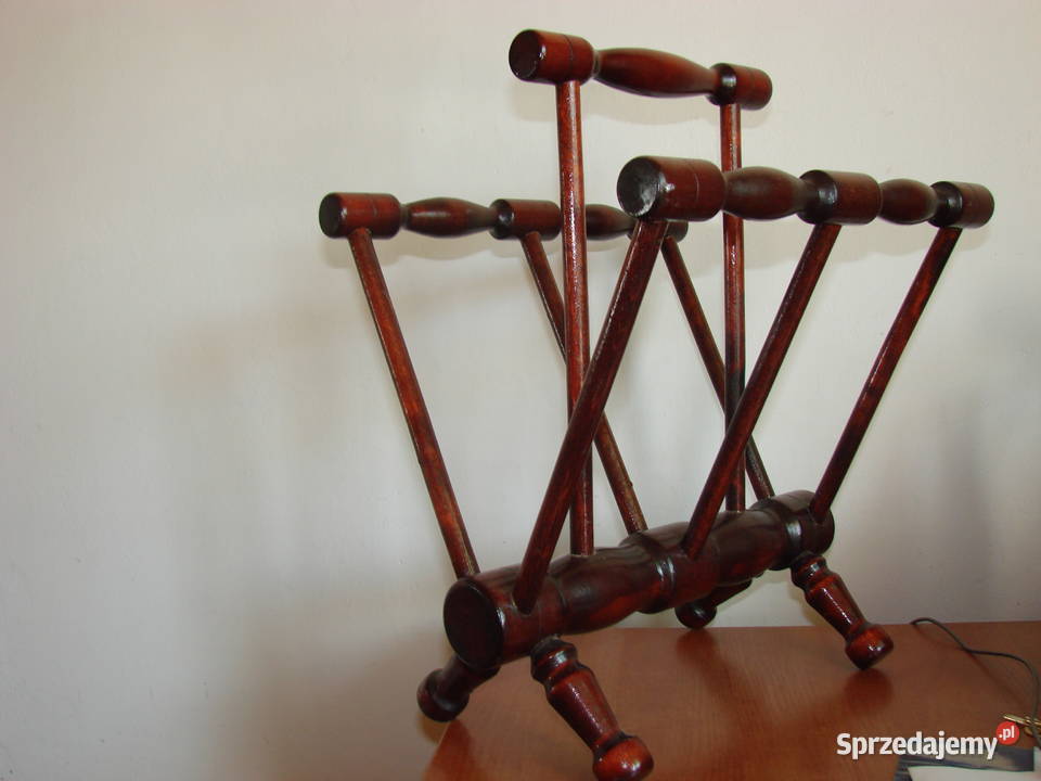 drewniany gazetnik Pruszcz Gdański