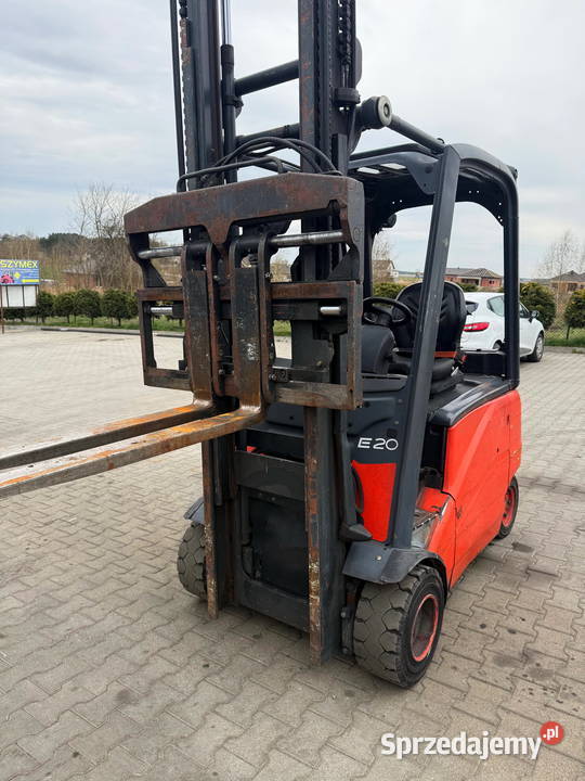 wózek widłowy elektryczny LINDE E20PH przesuw Linde Motoryzacja łódzkie Działoszyn
