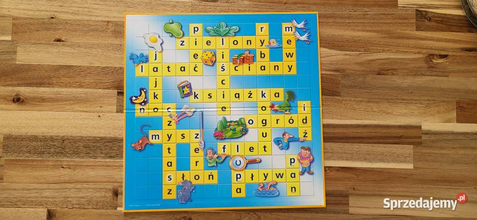 Scrabble Junior dwie gry słowne w jednej stan Wojkowice Kościelne sprzedam
