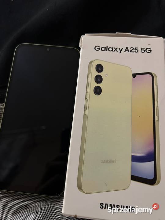 Samsung a25 5g stan nowy kabel pudełko Rabiany