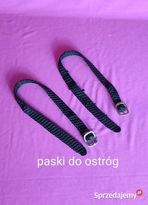 Paski do ostróg czarne Jasień