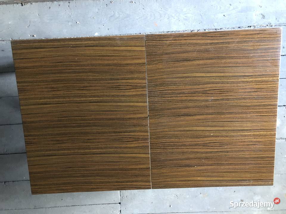 Stół ława stoli rozkładany ciemnobrązowy 75 x Byczyna