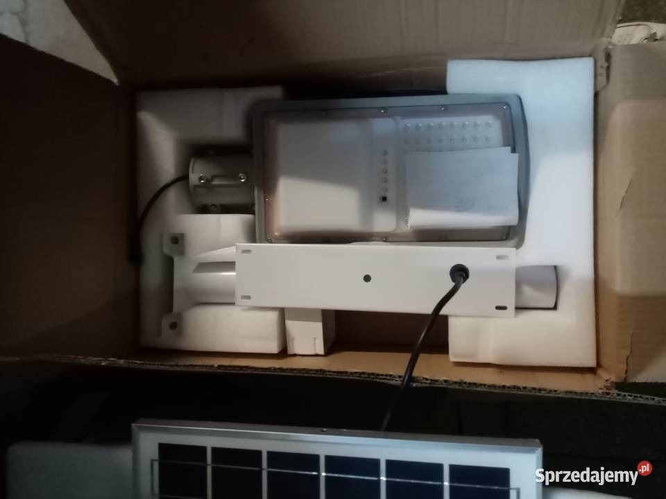 lampa solarna panel mocowanie z pilotem