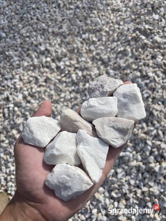 Grys PERŁOWY Kamień Naturalny do Ogrodu Biała Piaseczno