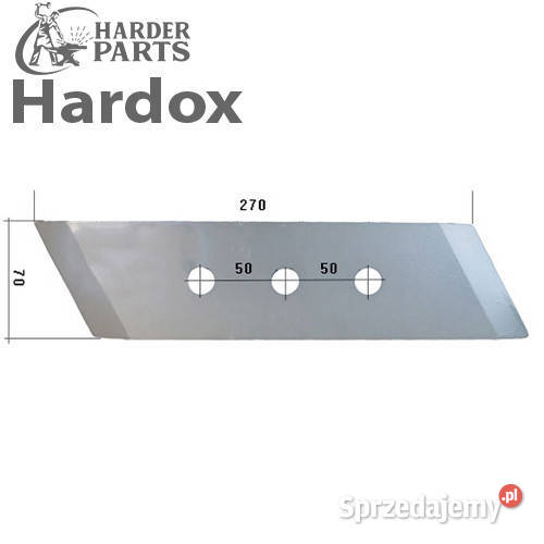 Dłuto 100hektarów HARDOX 10154L części do pługa