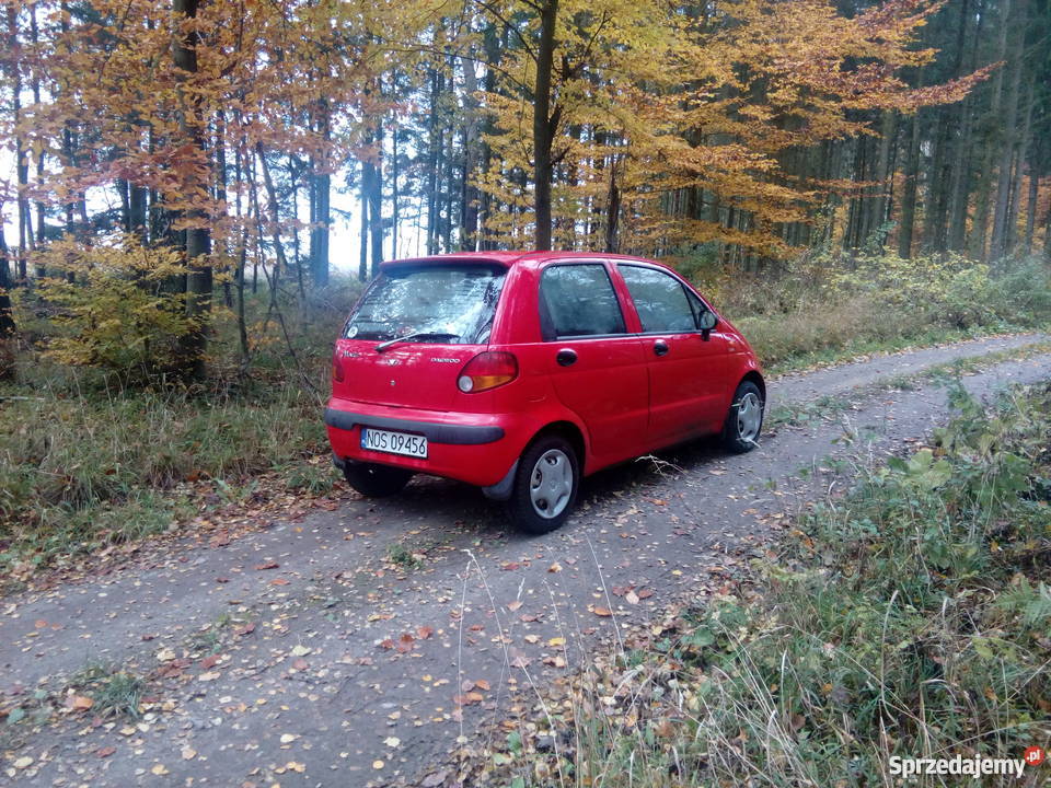 Daewoo Matiz stan Nowe opony zimowe ABS Miłakowo